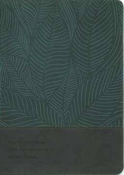 portada Nlt Chronological Life Application Study Bible, Second Edition (Leatherlike, Palm Forest Teal) 