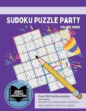 portada Sudoku Puzzle Party Volume Three (en Inglés)