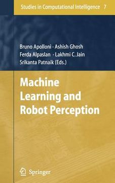 portada machine learning and robot perception (en Inglés)