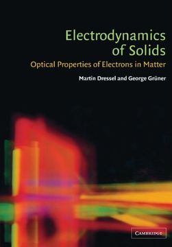 portada Electrodynamics of Solids Paperback: Optical Properties of Electrons in Matter (in English)