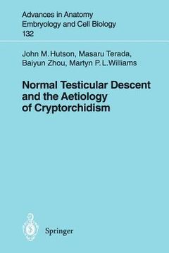 portada normal testicular descent and the aetiology of cryptorchidism (en Inglés)