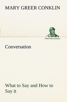 portada conversation what to say and how to say it (en Inglés)