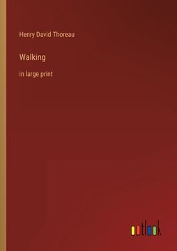 portada Walking: in large print
