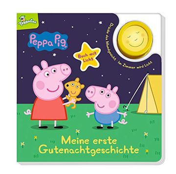 portada Peppa Pig: Meine Erste Gutenachtgeschichte: Pappbilderbuch mit Licht (en Alemán)