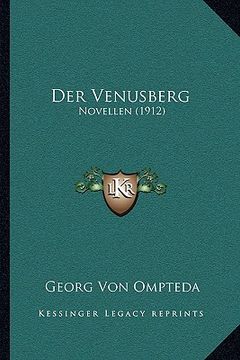 portada Der Venusberg: Novellen (1912) (en Alemán)