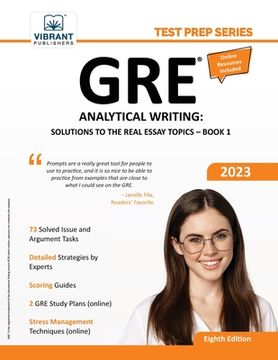 portada GRE Analytical Writing: Solutions to the Real Essay Topics - Book 1 (en Inglés)