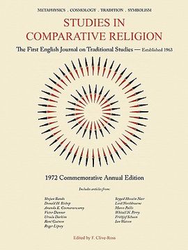 portada studies in comparative religion: commemorative annual edition - 1972 (en Inglés)