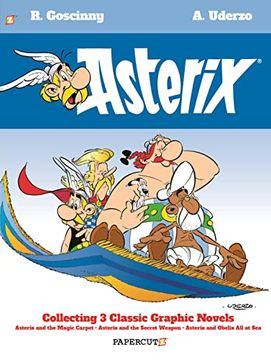 portada Asterix Omnibus Vol. 10: Collecting "Asterix and the Magic Carpet," "Asterix and the Secret Weapon," and "Asterix and Obelix all at Sea" (10) (en Inglés)