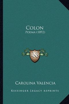 portada Colon: Poema (1892)