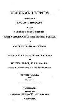 portada Original Letters, Illustrative of English History - Vol. II (en Inglés)