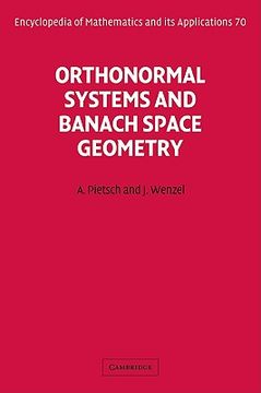 portada Orthonormal Systems and Banach Space Geometry (Encyclopedia of Mathematics and its Applications) (en Inglés)