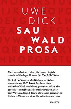 portada Sauwaldprosa (en Alemán)
