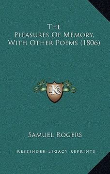 portada the pleasures of memory, with other poems (1806) (en Inglés)