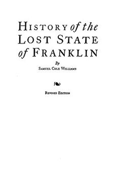 portada history of the lost state of franklin (en Inglés)