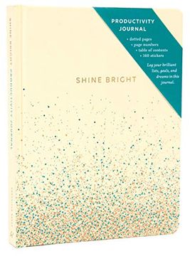 portada Shine Bright Productivity Journal, Cream (en Inglés)