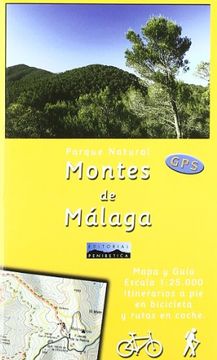 portada Mapa p.n. Montes de Málaga (gps) 1:25000