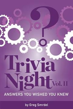 portada Trivia Night: Answers You Wished You Knew: Volume 2 (en Inglés)