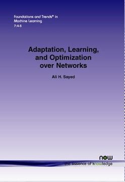 portada Adaptation, Learning, and Optimization Over Networks (en Inglés)