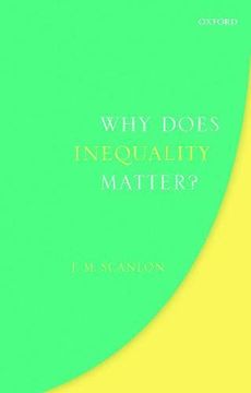 portada Why Does Inequality Matter? (Uehiro Series in Practical Ethics) (en Inglés)