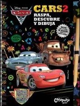 portada Cars 2 Raspa Descubre Y Dibuja (Disney Pixar) Anillado)