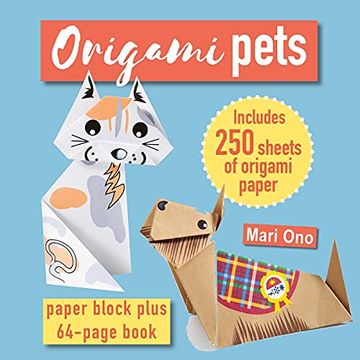 portada Origami Pets: Paper Block Plus 64-Page Book (in English)