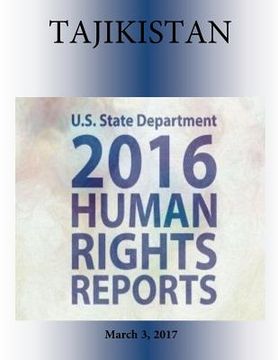 portada TAJIKISTAN 2016 HUMAN RIGHTS Report (en Inglés)