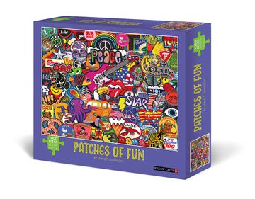 portada Patches of fun Puzzle: 1000 Piece (en Inglés)