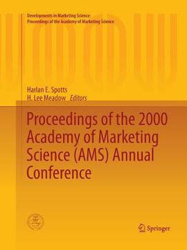 portada Proceedings of the 2000 Academy of Marketing Science (Ams) Annual Conference (en Inglés)