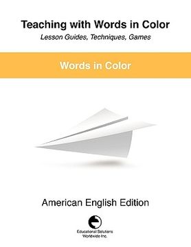 portada teaching with words in color - lesson guides, techniques, games