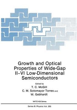 portada Growth and Optical Properties of Wide-Gap II-VI Low-Dimensional Semiconductors (en Inglés)