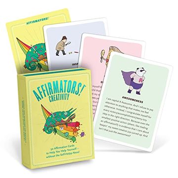 portada Affirmators! Creativity Deck: 50 Affirmation Cards to Help you Help Yourself - Without the Self-Helpy-Ness! 