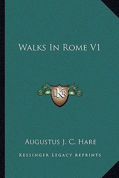 portada walks in rome v1 (en Inglés)