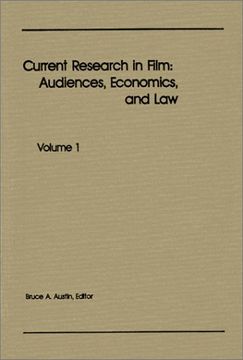 portada current research in film: audiences, economics, and law; volume 1