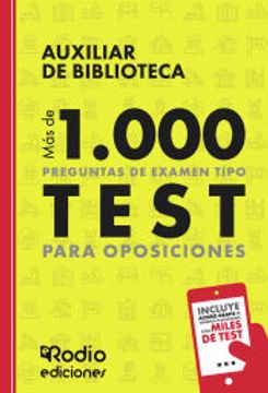 portada Ibd - Auxiliar de Biblioteca. Más de 1. 000 Preguntas de Examen Tipo Test Para Oposiciones (in Spanish)