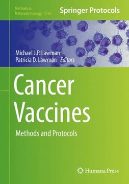 portada Cancer Vaccines: Methods and Protocols (Methods in Molecular Biology)