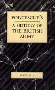 portada Fortescue's History of the British Army: Volume XI (en Inglés)