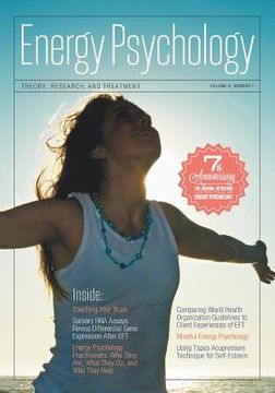 portada Energy Psychology Journal, 8: 1: Theory, Research, and Treatment
