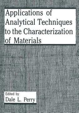 portada Applications of Analytical Techniques to the Characterization of Materials