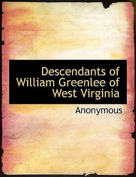 portada descendants of william greenlee of west virginia (en Inglés)