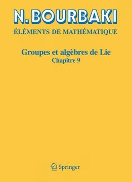 portada Groupes et Algèbres de Lie: Chapitre 9 Groupes de lie Réels Compacts 