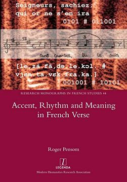 portada Accent, Rhythm and Meaning in French Verse (Research Monographs in French Studies) (in English)