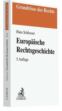 portada Europäische Rechtsgeschichte (in German)