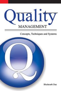 portada quality management: concepts, techniques and systems (en Inglés)