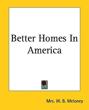 portada better homes in america (in English)