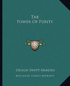 portada the power of purity (in English)