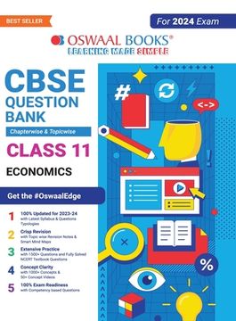 portada Oswaal CBSE Chapterwise & Topicwise Question Bank Class 11 Economics Book (For 2023-24 Exam)