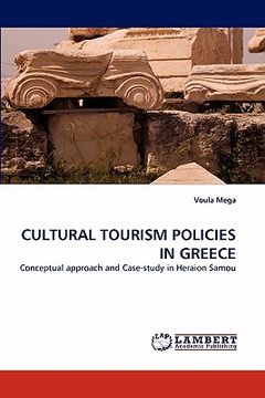 portada cultural tourism policies in greece (en Inglés)