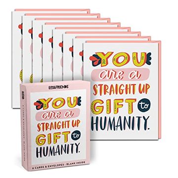 portada Em & Friends Gift to Humanity Cards Encouragement Cards With Envelopes (Box of 8) (en Inglés)