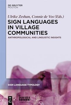portada Sign Languages in Village Communities: Anthropological and Linguistic Insights