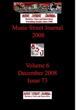 portada Music Street Journal 2008: Volume 6 - December 2008 - Issue 73 Hardcover Edition (in English)